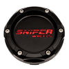 Sniper Wheels Centre Cap Red Lettering