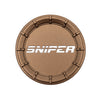 Sniper Wheels Matt Bronze Centre Cap White Lettering 6x114.3