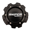 Sniper Wheels Tall 2pc Bolt on 5x150 Centre Cap White Lettering